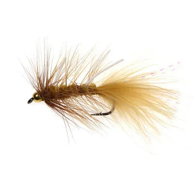 Superbait lure fly hook hair bait in regular black colour, size 6, with biomimetic fibres and sharp hook