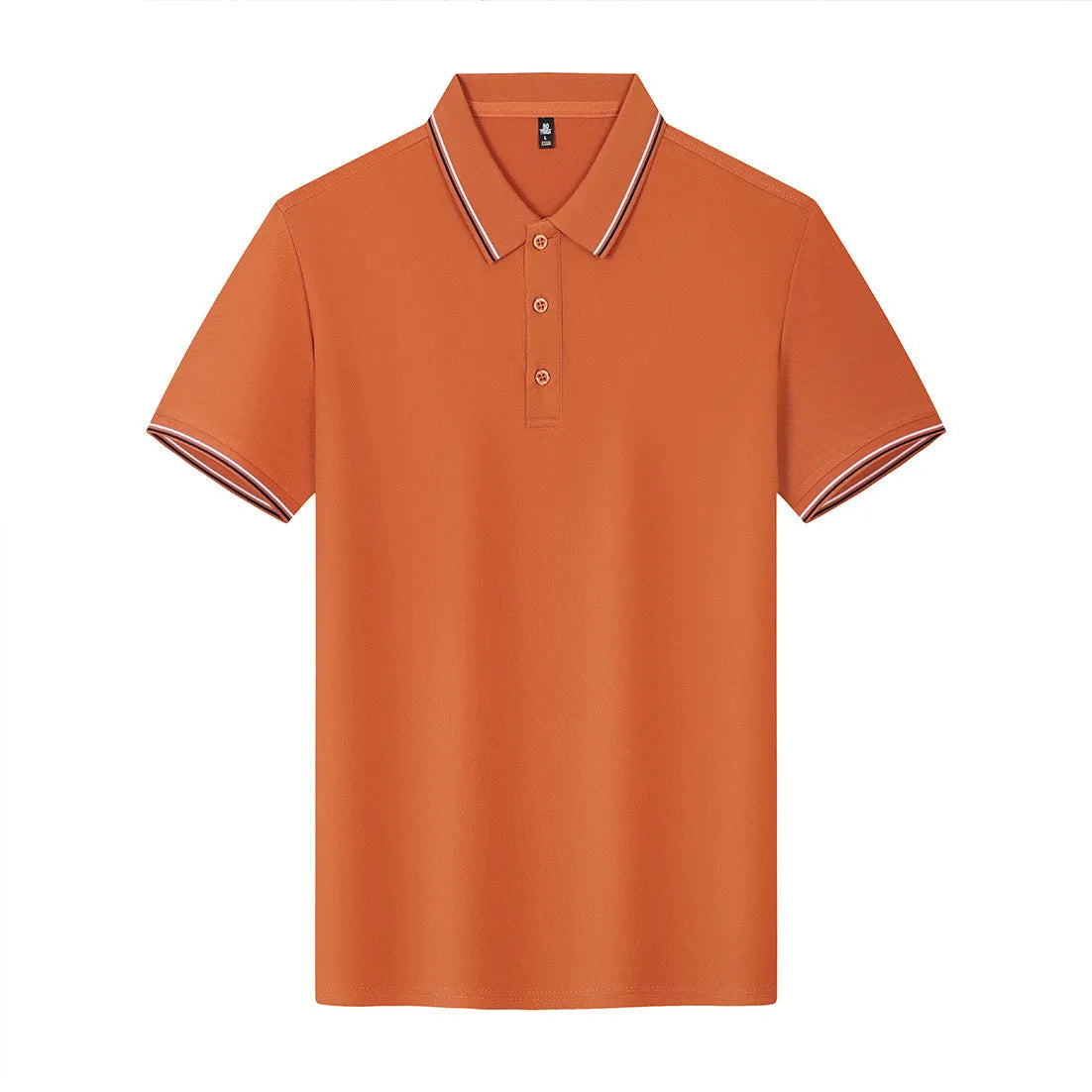 Solona men's bright red short sleeve ice-feel work polo shirt on a hanger