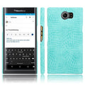 Leather and PC back cover phone case for BlackBerry models in multiple colours