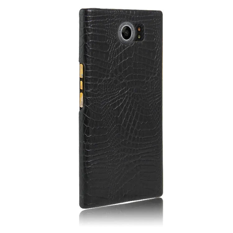 Leather and PC back cover phone case for BlackBerry models in multiple colours
