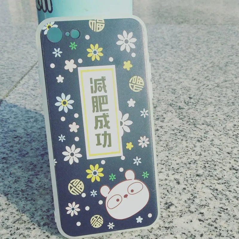 Custom clear TPU phone case with personalised design on back, compatible with many smartphone models.