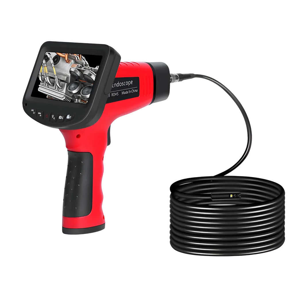 8.5mm diameter dual-lens endoscope inspection camera with choice of cable.