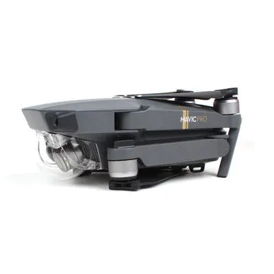 Transparent DJI Mavic gimbal protective cover, 6 x 6 x 8 cm packing size, clear drone camera guard.