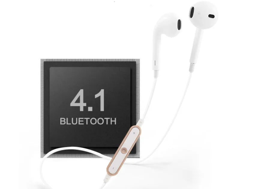 Black Jieli chip Bluetooth wireless headset for iPhone compatibility