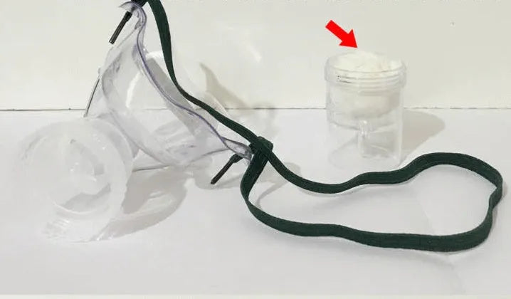 Soft rubber zero-type mask aid accessory for improving face mask fit.