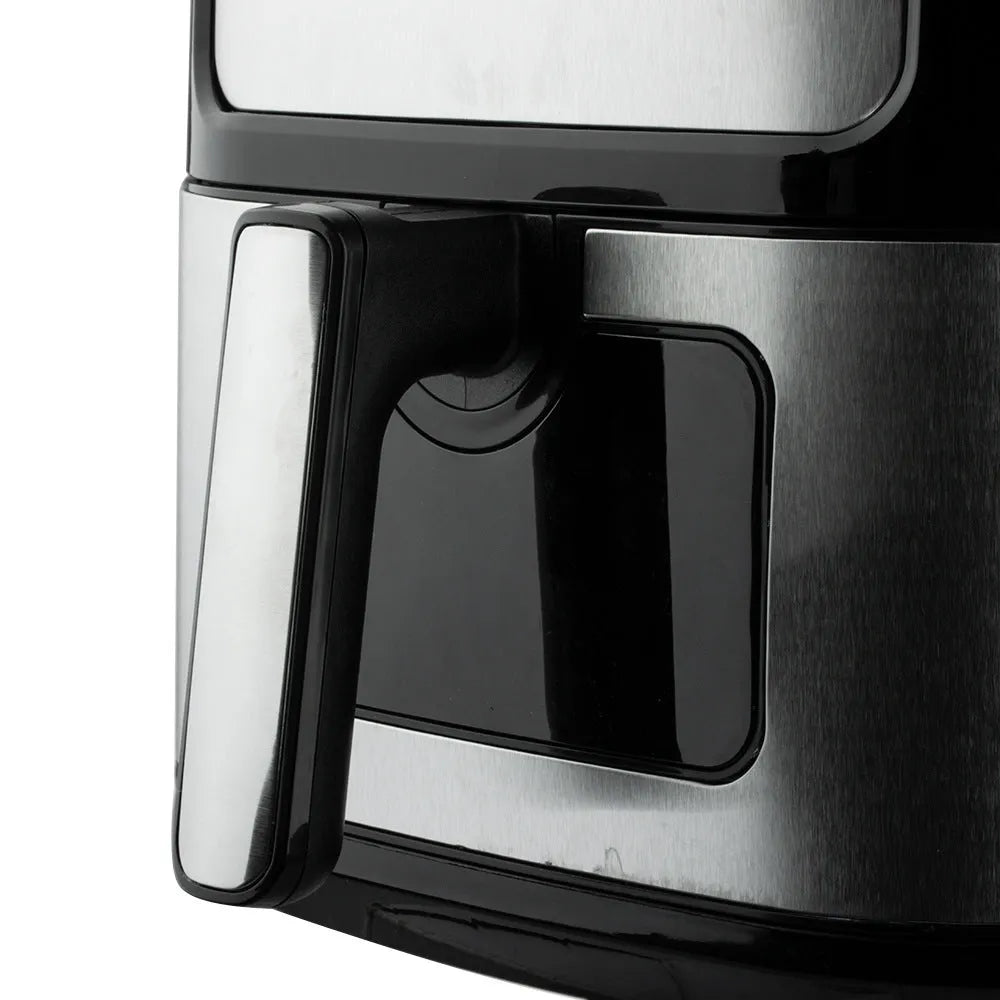 Multifunctional visual air fryer with touch control and plastic body for home use