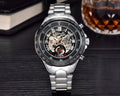 Men's MCE mechanical watch with explosion-proof case in one of four colour options.