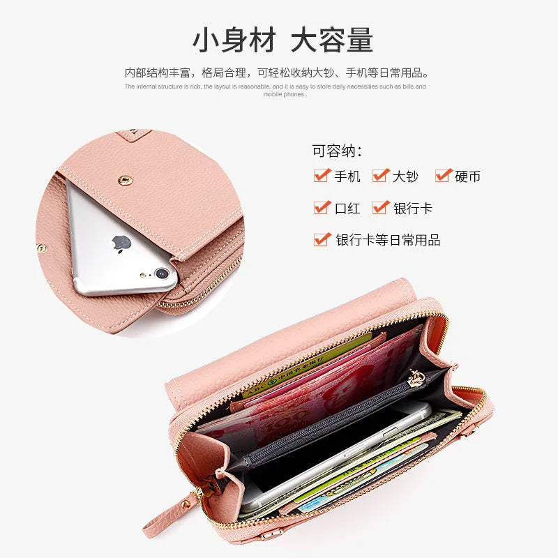 Women's shoulder bag in blackish green with adjustable strap and zipper closure, polyester material, on neutral background