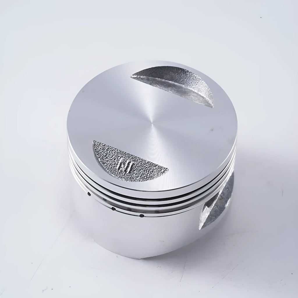 Motorcycle engine piston kit with aluminium piston for 57.4mm cylinder