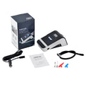 Black cylinder preset air pump, 12V DC 120W, ABS plastic, 125x110x205mm, with light and 3m cord.