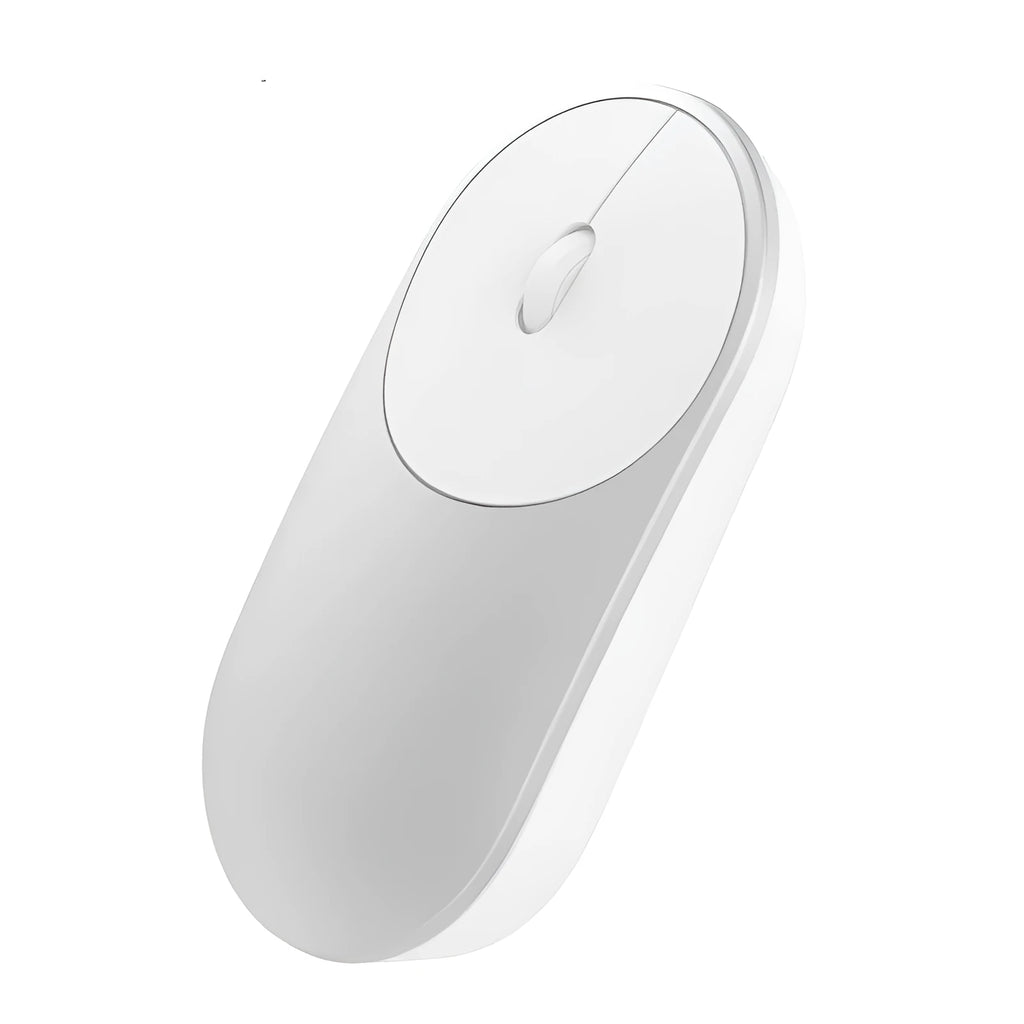 Black and white wireless Bluetooth mouse for laptops with 1200dpi optical sensor