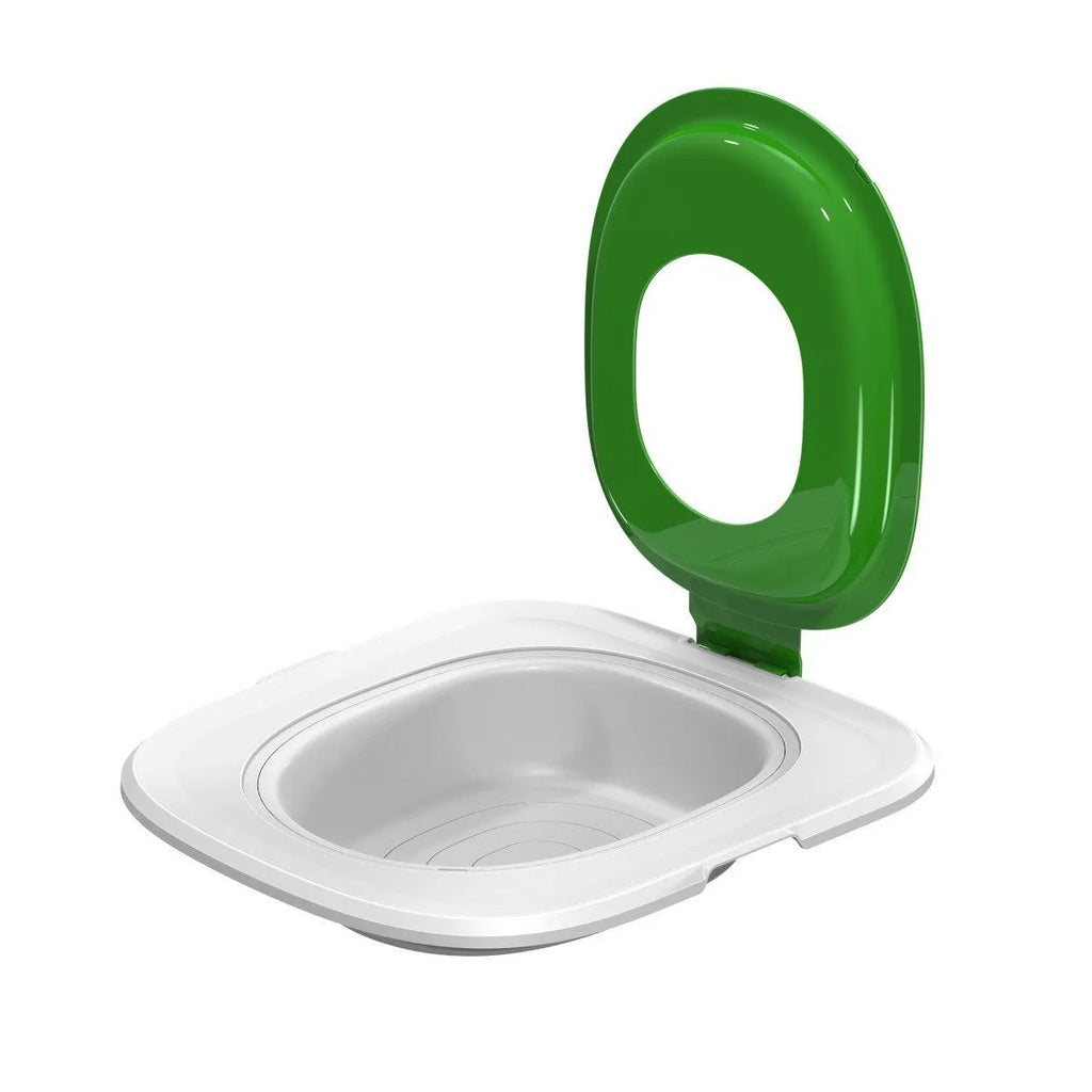 Fifth generation cat toilet trainer with plastic tray mat in available colours