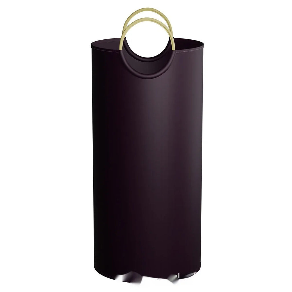 38x72cm round portable PP rubbish bin with plastic bag
