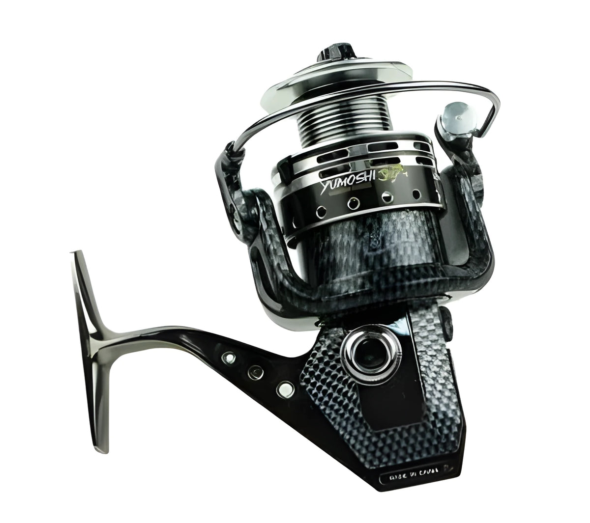 Full metal spinning reel with aluminium alloy wire cup and metal rocker arm