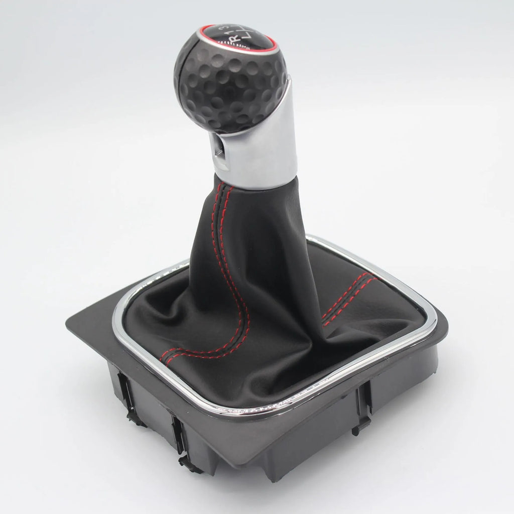 Genuine leather gear lever handball and dust boot replacement for Volkswagen Golf models