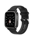 Aluminium alloy smart bracelet watch on wrist showing health stats and call function.