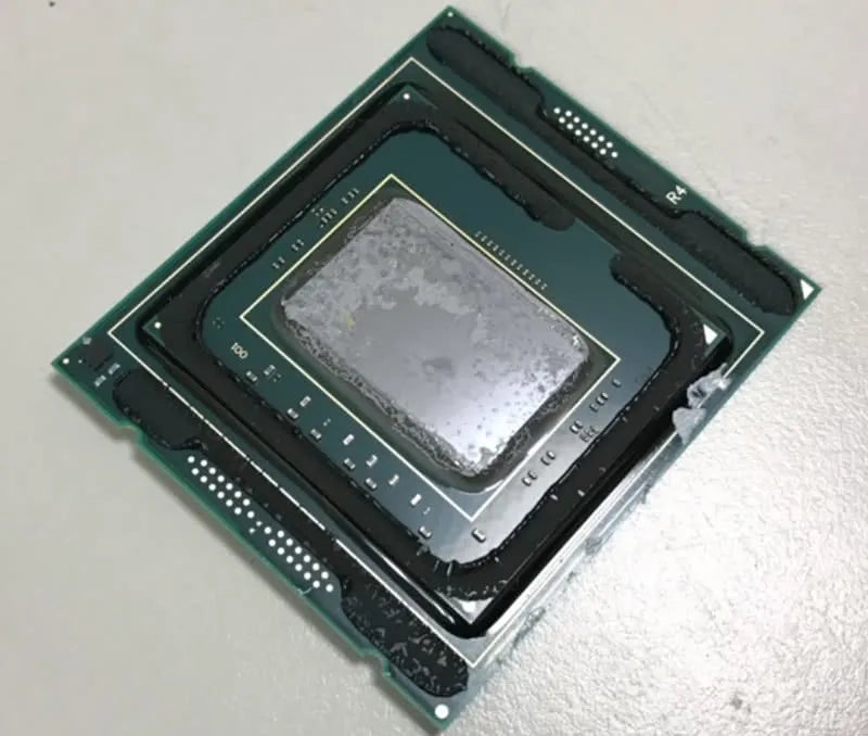 CPU cover opener set with black alloy metal base slider screw rod and hexagon wrench on table