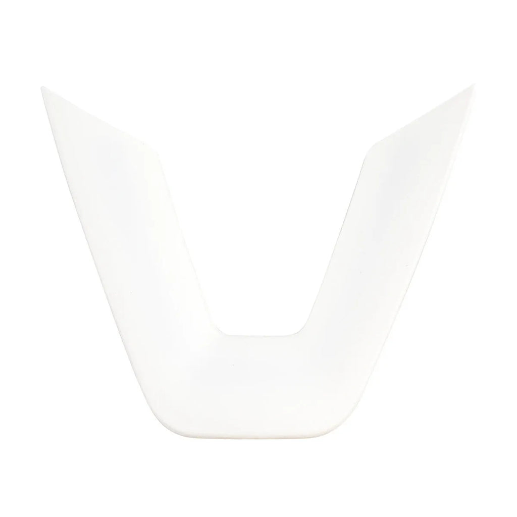 White steering wheel patch decorative protective shell for vehicle interior renewal