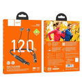 Halter wireless sports Bluetooth earphone with neck hanging design and digital display in black colour