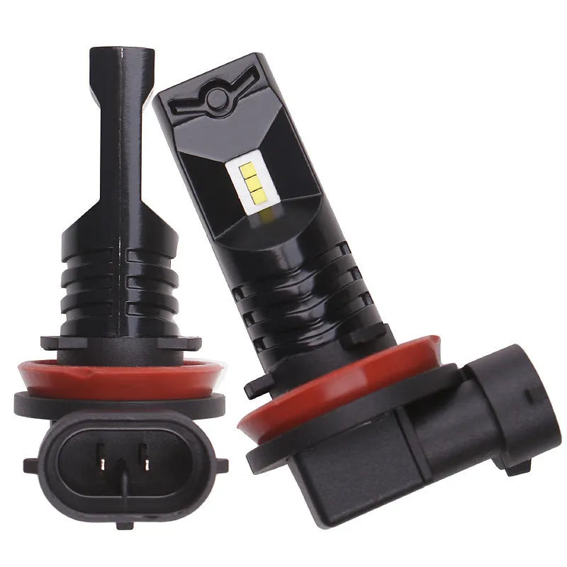 H11 H8 CSP 80W high power LED car front fog lamp with aviation aluminium housing.