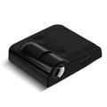 Black and beige ABS plastic car decorative projection lamp showing compact size.