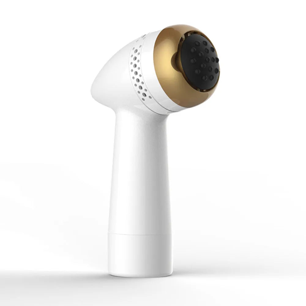 Electric vacuum foot grinder with quartz grinding head in gold and silver colour options