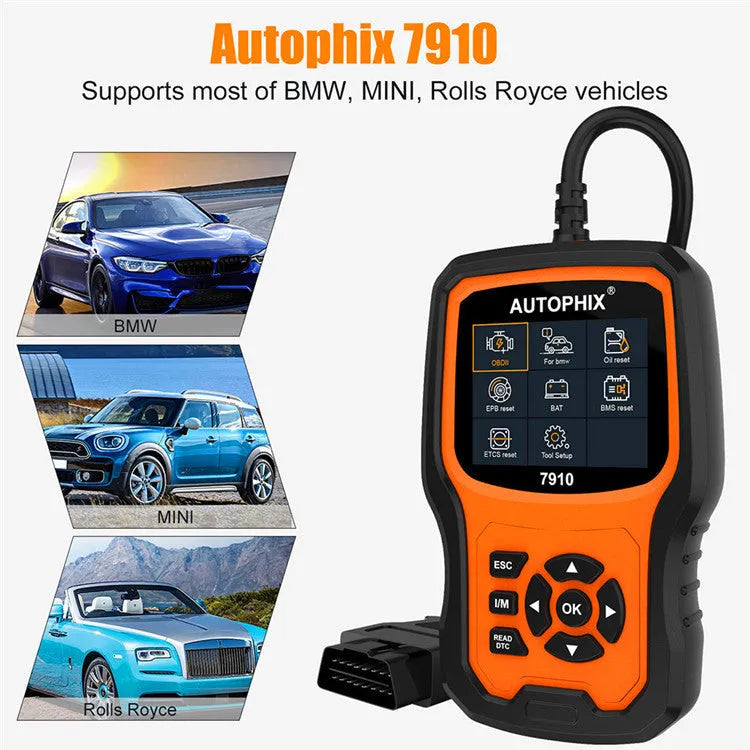 Autophix 7910 BMW full system OBD2 diagnostic scanner and coding tool