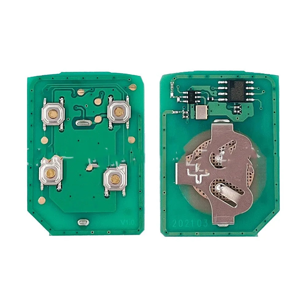 Ford car remote key replacement shell in ABS plastic, showing 2+1 and 3+1 key button options.