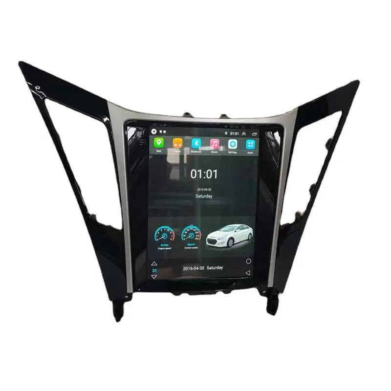 Vertical 9.7-inch Android car navigation touchscreen for 2008 Hyundai Sonata