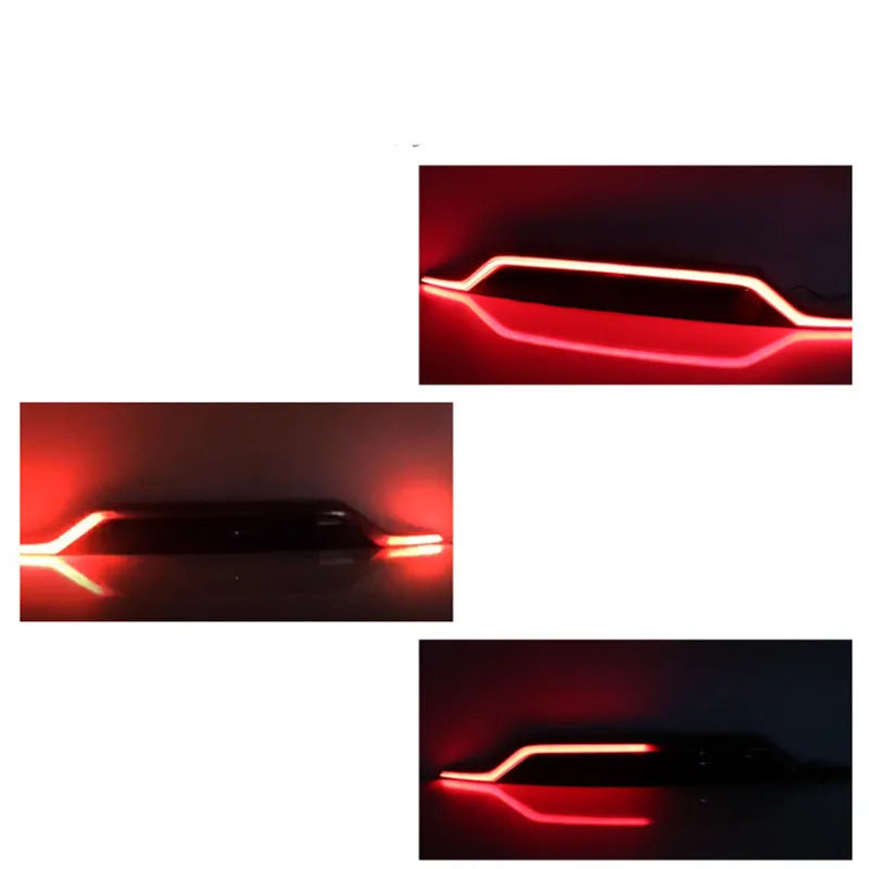 2019-2020 Toyota RAV4 three-function modified run-through LED taillight with ABS housing and imported LED lamp beads