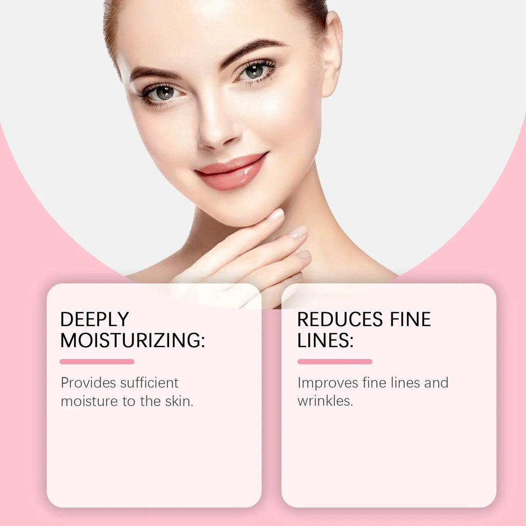 Glowing Skin Rejuvenation Mask with collagen and rice extract, includes application brush