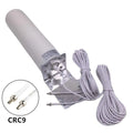 4G LTE router antenna with 12dBi gain, 698-960/1710-2700MHz, 50 Ohm, CRC9 SMA TS9 connector options