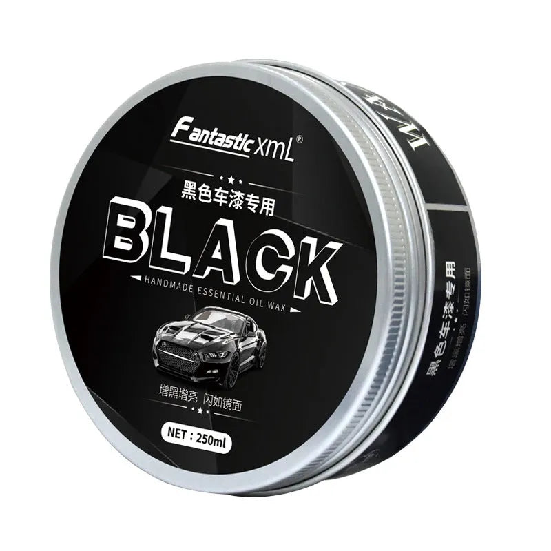 Crystal wax plating kit for car paint with solid wax sponge and towel 120g