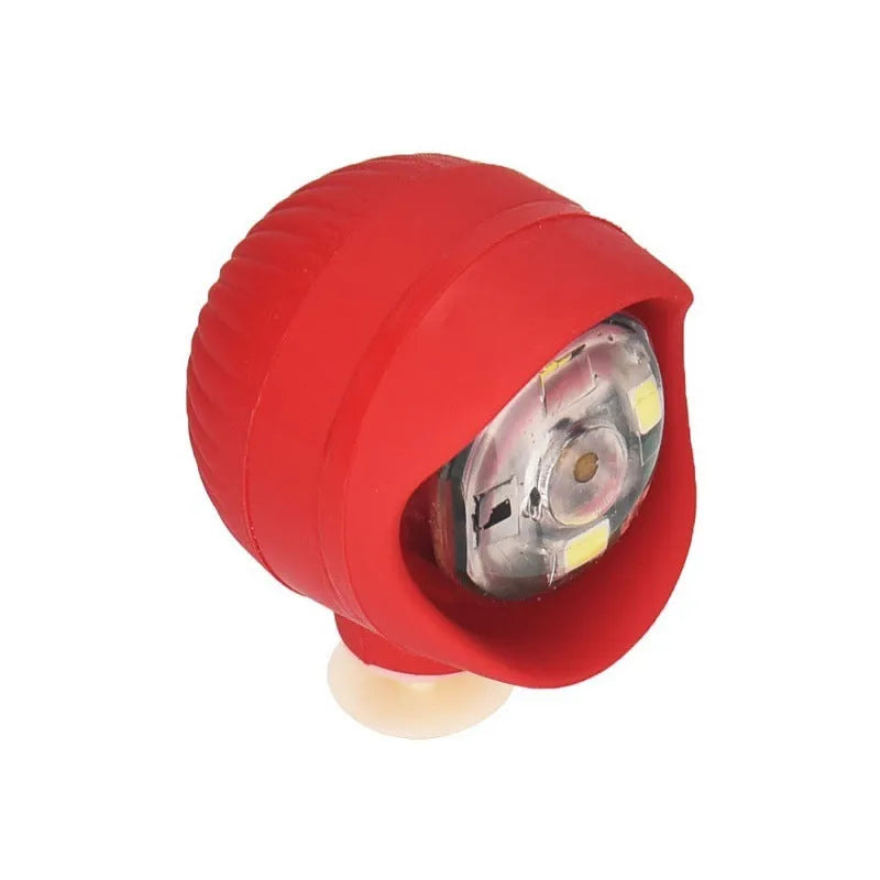 Camping warning shoe light in PVC, 4.5cm size, available in nine colours for outdoor use