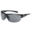 Men's windproof sports sunglasses with semi-frameless frame for cycling.