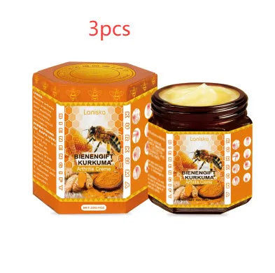 30g tube of turmeric joint soothing cream with bee venom, ginger and arnica extracts