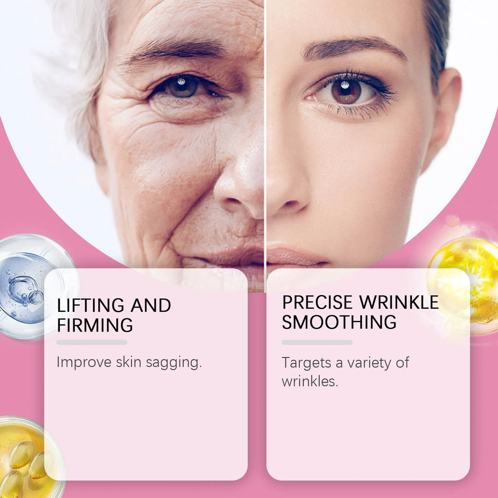 Roll of facial anti-wrinkle lifting tape with hyaluronic acid and vitamin E for skin firming
