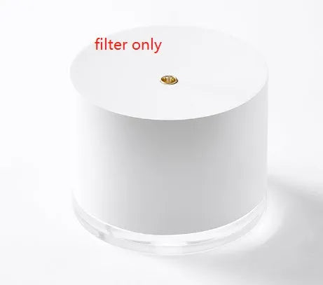 Wireless ultrasonic humidifier 780ml portable USB rechargeable with night light in white