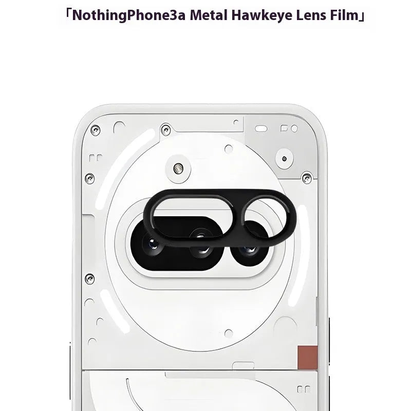 Tempered glass lens protective film for Nothing Phone 3a with anti-fingerprint HD clarity