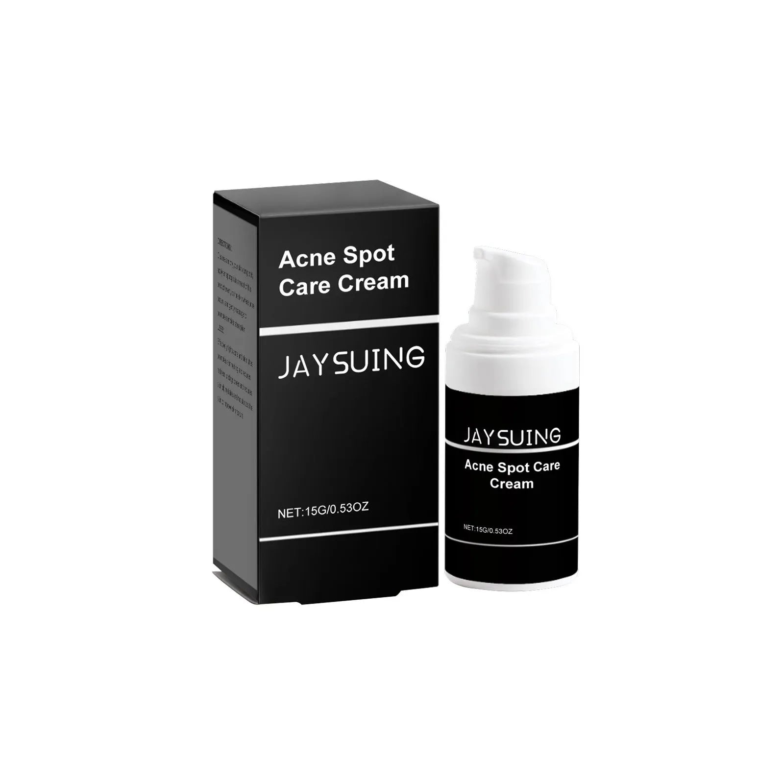 15g jar of hydrating acne face cream with mint leaf and tea tree oil