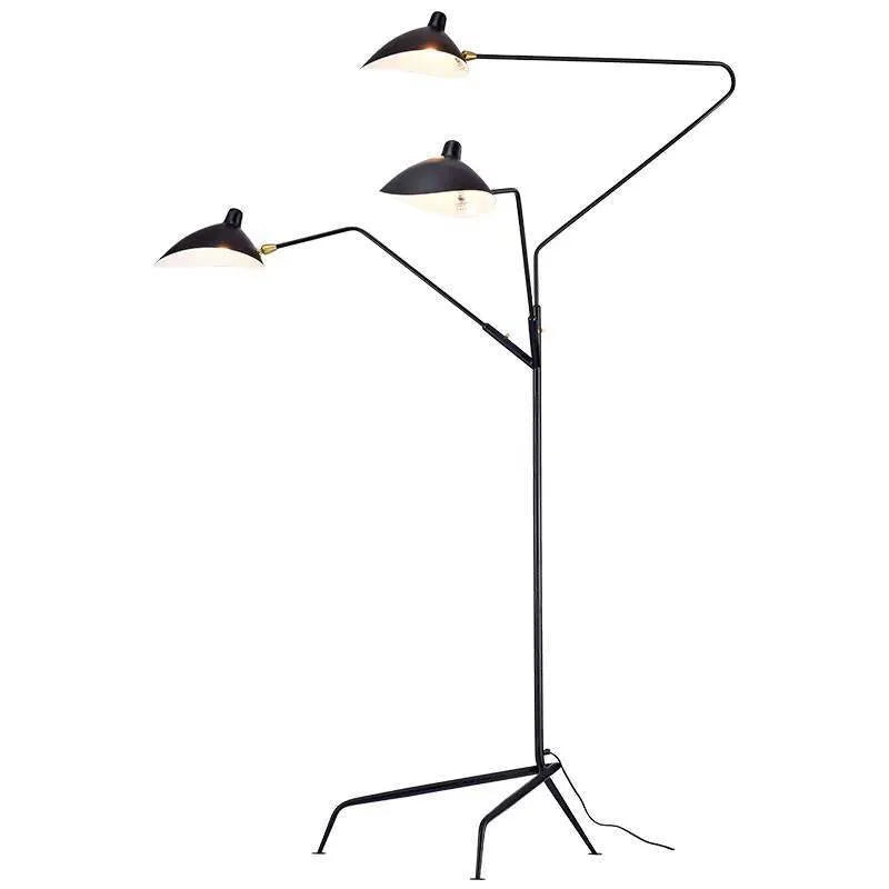 Duck tongue floor lamp or table lamp in black or white, Nordic style, 220V, for bedroom or study