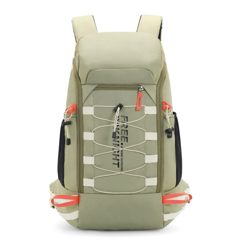 Unisex 40L outdoor backpack in 900D Oxford cloth for hiking and cycling, colour blue