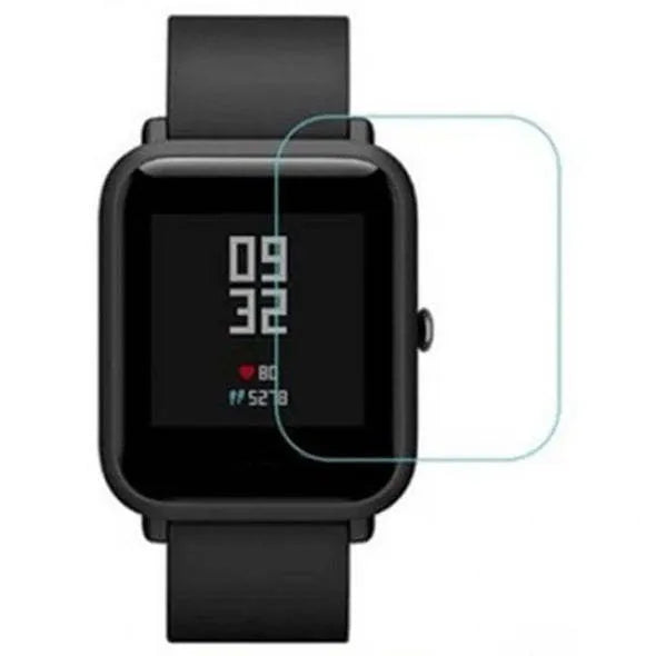Huami Amazfit Bip S full screen hydrogel protector with anti-scratch TPU film.