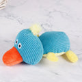 Corn velvet screaming cow and screaming duck plush dog toys with squeaker internal sound feature
