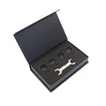 Bluetooth 5.0 automotive tyre pressure monitoring system with four black external sensors