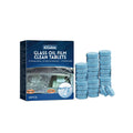 Box of 30 car oil-removing film cleaning effervescent tablets for windscreen maintenance