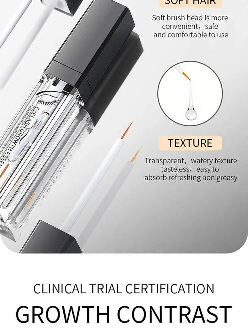 Eyelash nourishing liquid 7ml black formula for thicker, nourished lashes