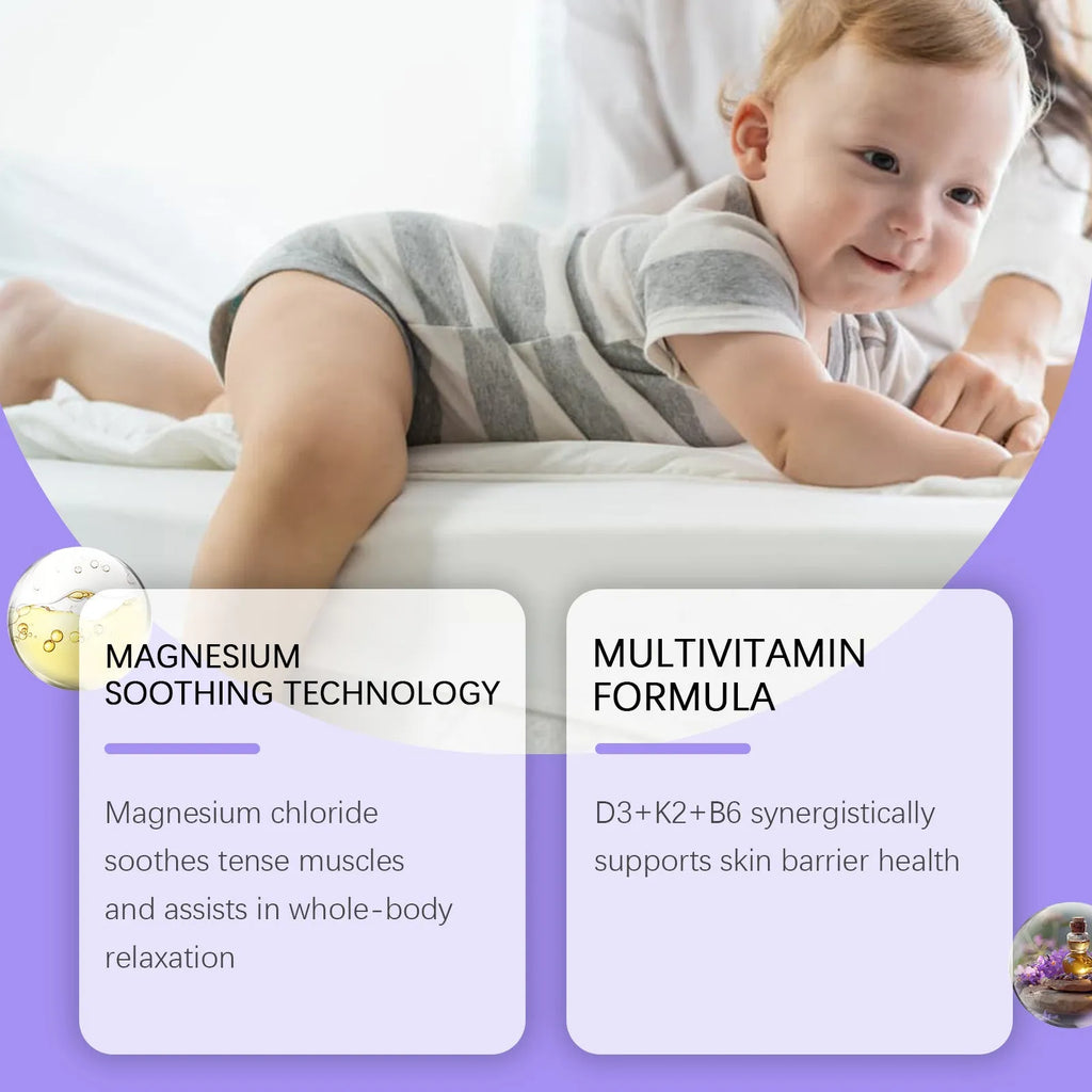 4-in-1 magnesium cream for children in 114g jar with vitamins and moisturising ingredients
