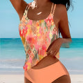 Retro high waist bikini swimsuit with dot pattern in polyester fabric