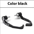 Pair of CNC aluminium bow guard protection pads for Honda CBR650 motorcycle in black or grey.